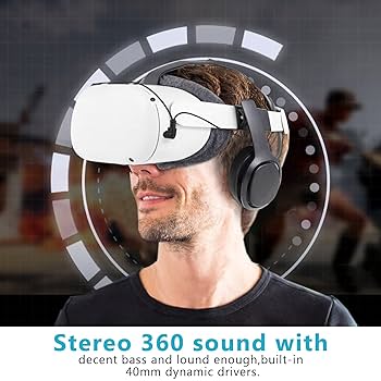 Amazon.co.jp: 球状クラスターステレオバスVRヘッドフォン、Meta
