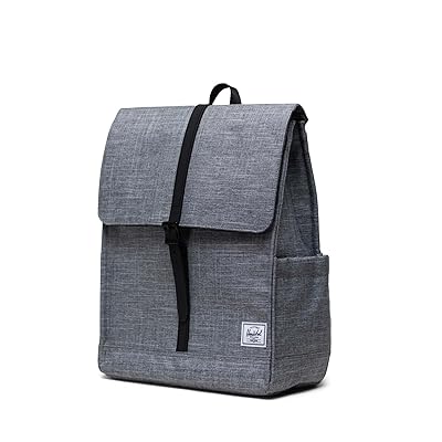 Herschel Supply Co. City Backpack Backpack Bags Raven Crosshatch, Textile