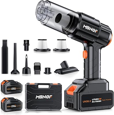 MBNGF Car Vacuum Portable Cordless 35000PA High Power