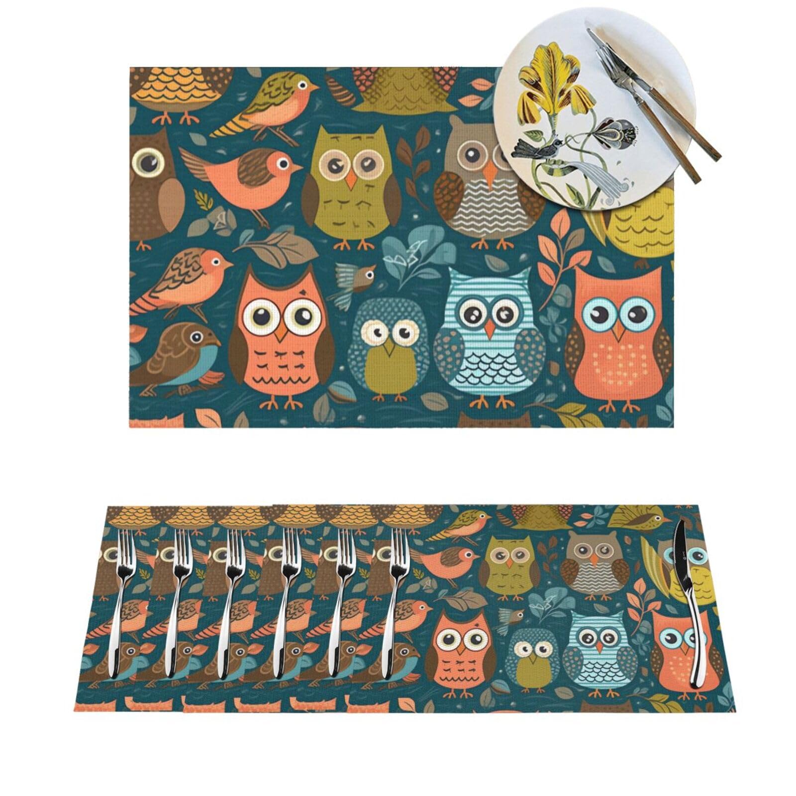 Set de table antidérapant PVC lavable protégeant la table des taches d'enfants