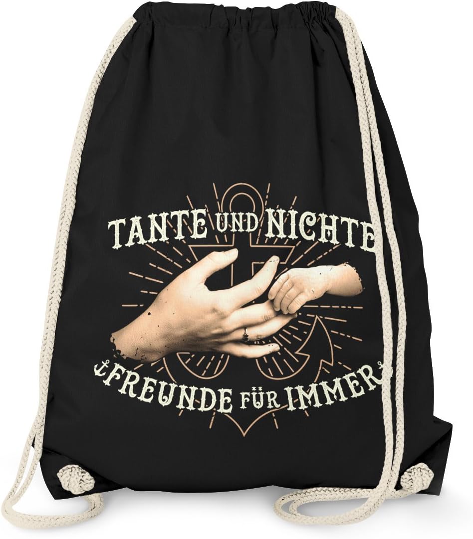 Fashionalarm Turnbeutel Mit Coolem Tattoo-Spruch – Praktischer Rucksack Oder Schultertasche Als Geschenk Für Tattoo-Fans