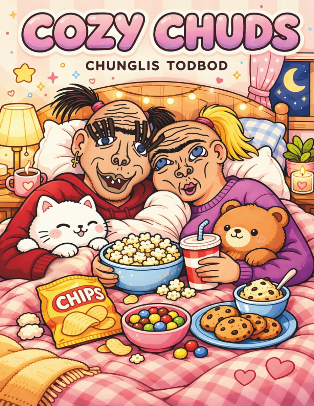 Cozy Chuds: A Relaxing & Weirdly Whimsical Coloring Book for Teens and Adults – 40+ Pages of Quirky, Cozy Vibes