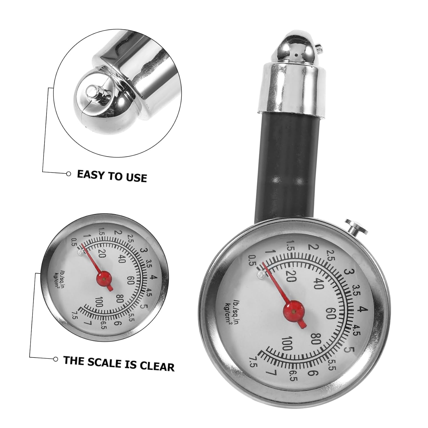 Tire Pressure Gauge Inflator for Cars Automotive Pressure Gauge Digital Display for Safety