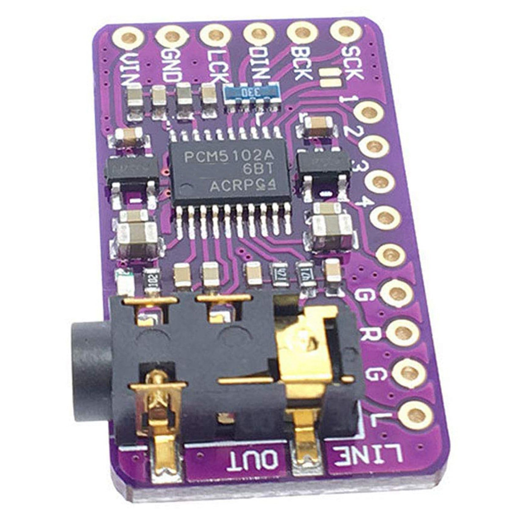 ISTOVO 10X PCM5102 I2S IIS Digital Audio Decoder Stereo Digital-zu-Analog Konverter Sprechen für