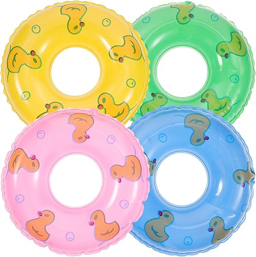 SAFIGLE Floaties 12 piezas de adornos de natación modelo brillante agua pequeño color pequeño piscina niña accesorios flotantes aleatorios mini