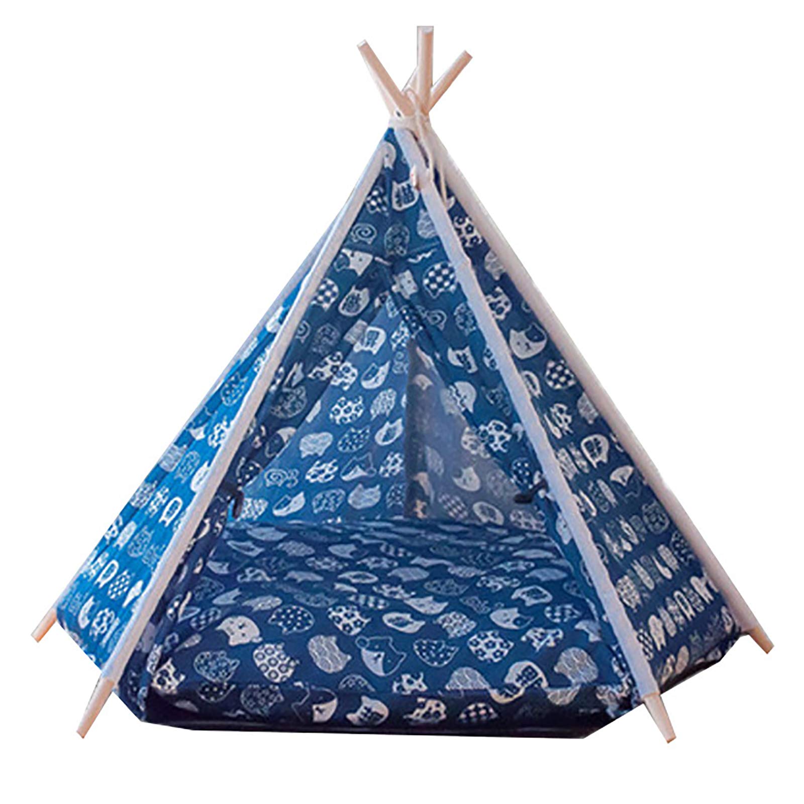 Tente pour chiens et chats tipi lavable pour créer un coin couchage cosy dans votre salon
