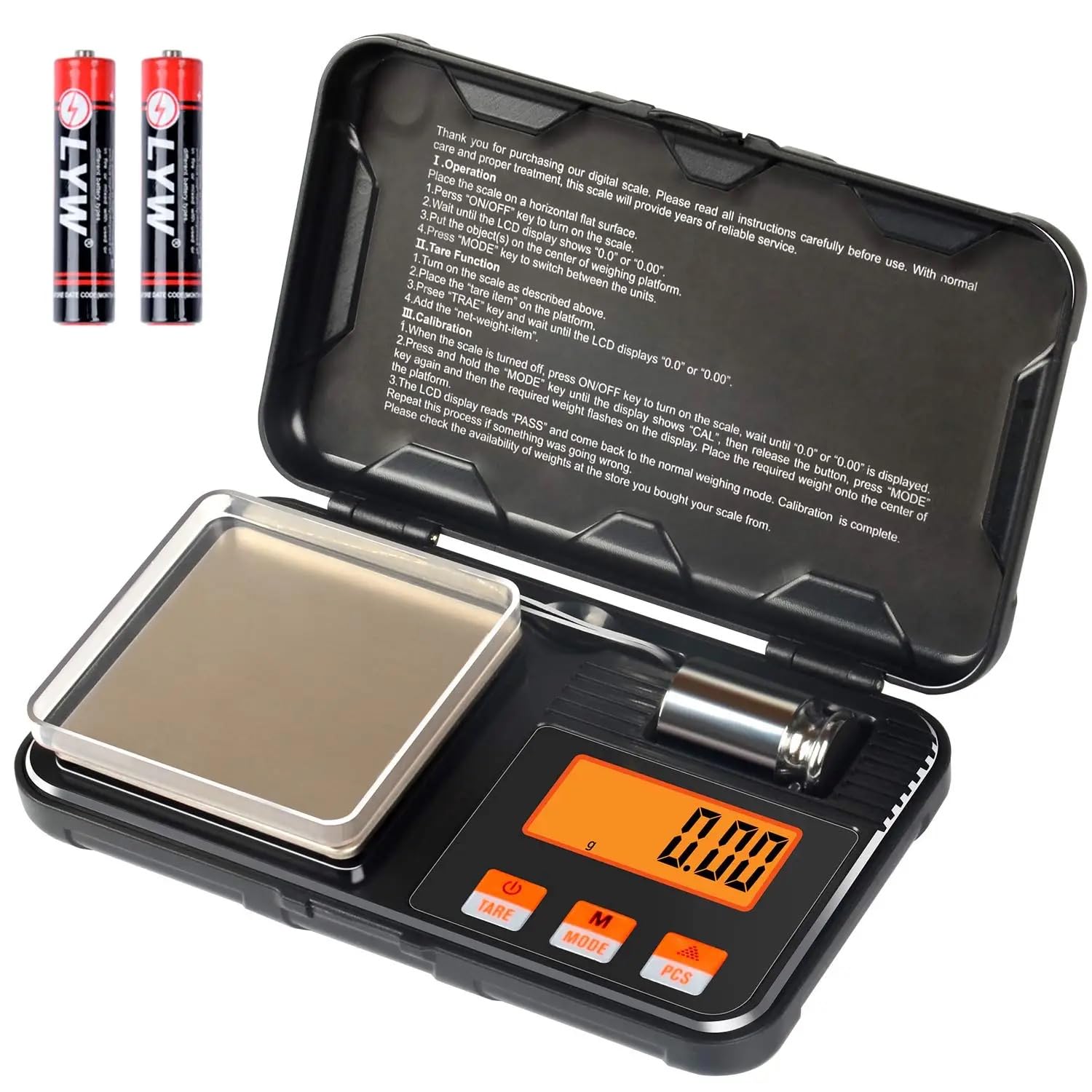 Evolt Digital Jewellery Weighing Scale, 0.01 G to 500 G,Weight Machine for Gold,Weighing Machine for Professional Use Digital Jewelry Portable Weighing Scale,Weight Measuring machine professionals