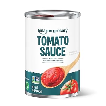 Amazon Grocery, Tomato Sauce, 15 oz Previously Amazon Fresh, Packaging May Vary
