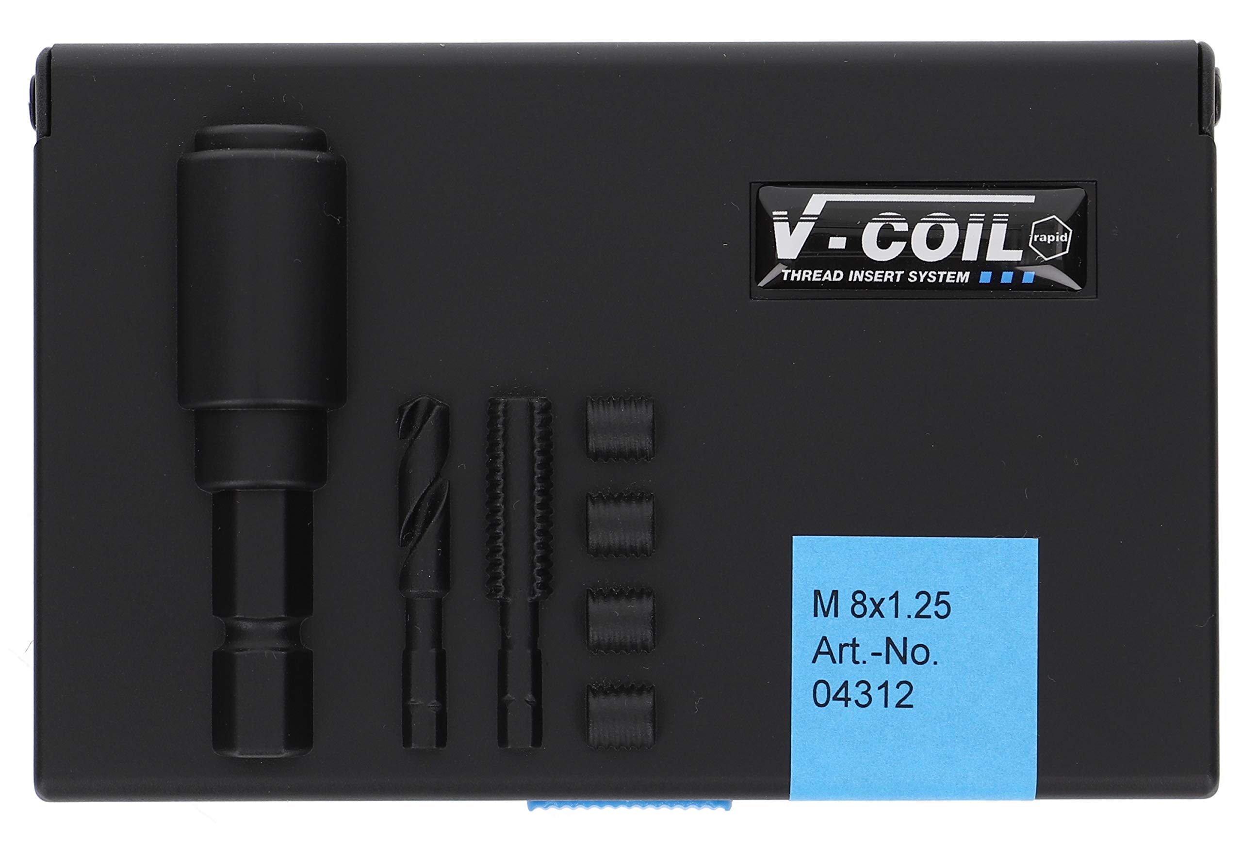 V-Coil 4312 - Kit di riparazione filettatura "Rapid", multicolore, misura M8