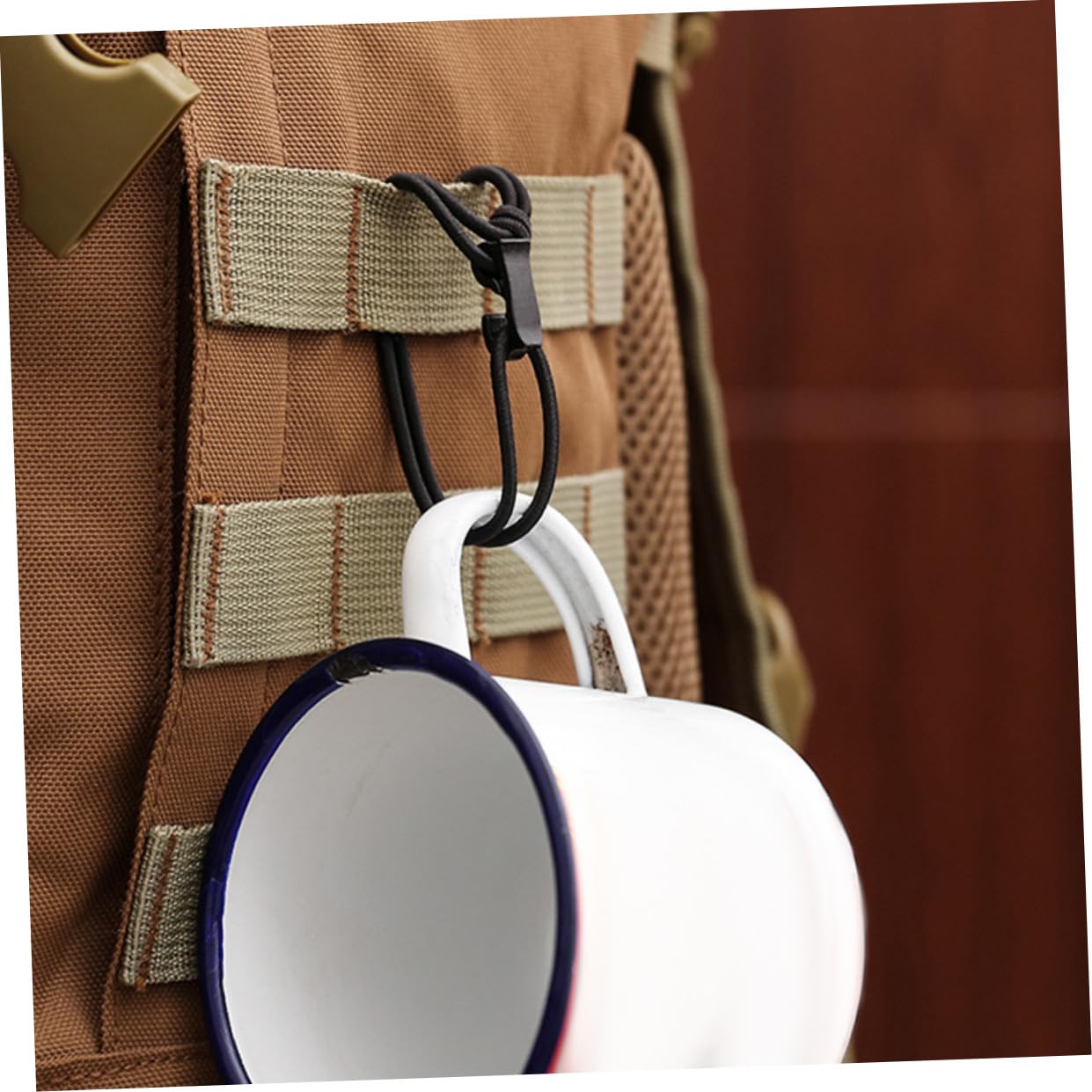 SUPVOX 90pezzi Ganci con Corda Elastica Strumenti di Gestione Strap per Zaino e Accessori Outdoor Facili da Usare e Leggeri per Organizzazione e Sicurezza dei Cavi e Cinghie