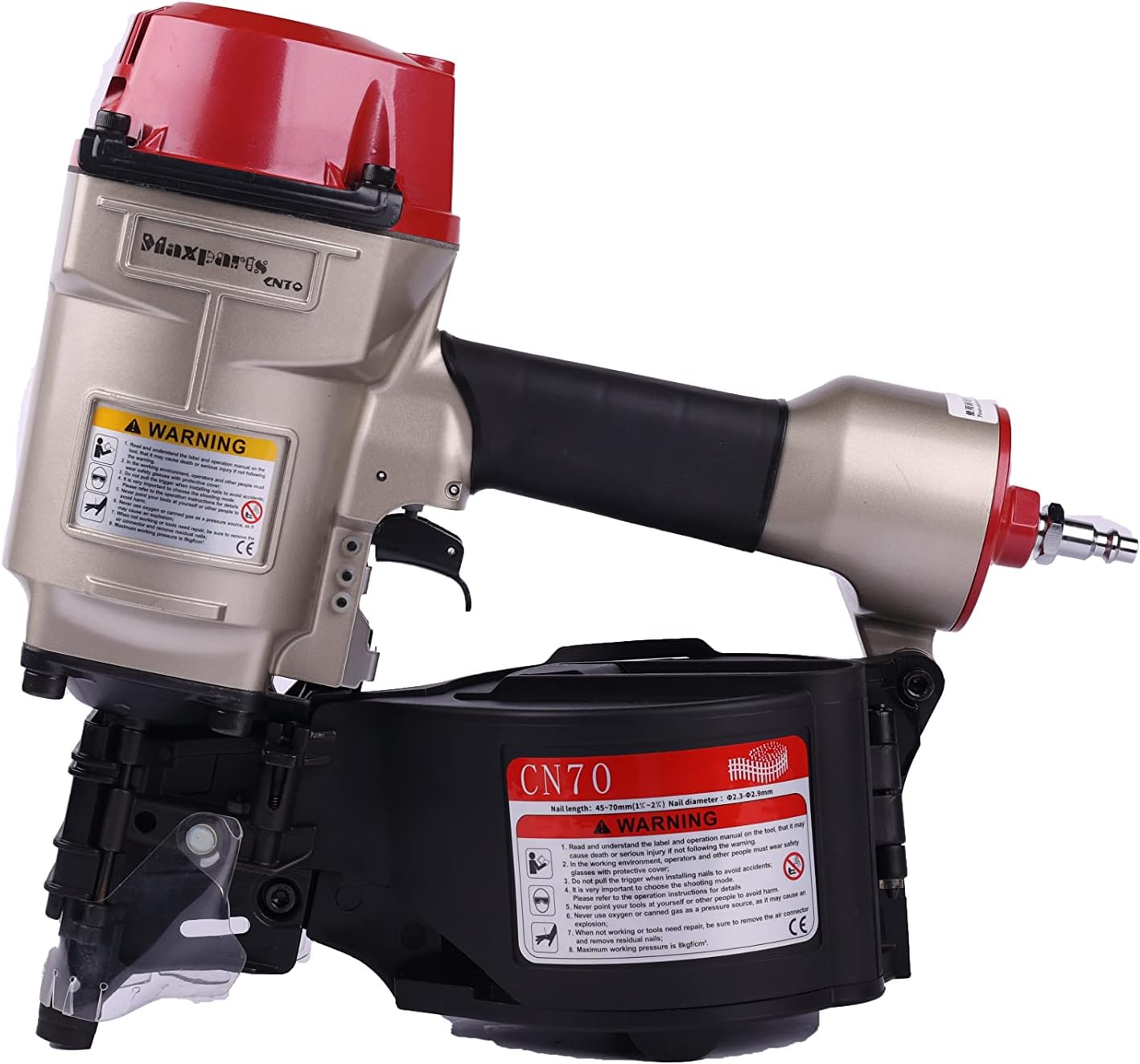 Maxparts CN70 Coil Nailer Use For Wooden Pallet Wooden Box And Wooden Fence