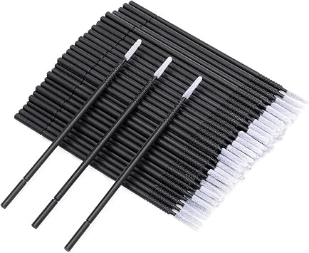 200 Pcs Micro Brushes,Black Micro Applicator Brushes With Longer Tips | Disposable Mascara Wands,Disposable Lip Wands,Eyelashes Extension Applicators,for Eyeliner Cleaning Makeup Application