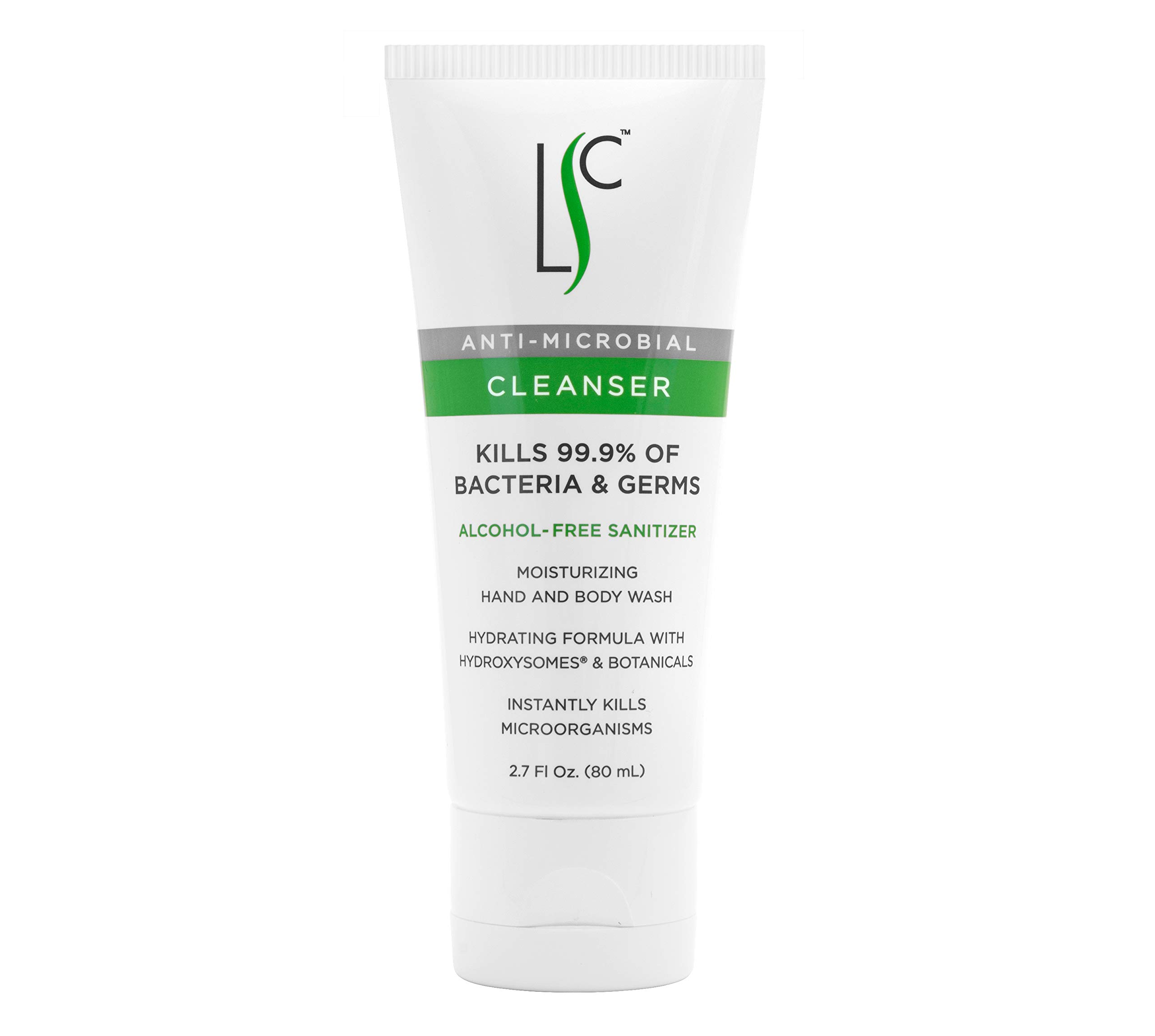 Hand and Body Wash Cleanser For Adults and Children with Sensitive Skin Unscented Sanitizing Foaming Gel 2 7