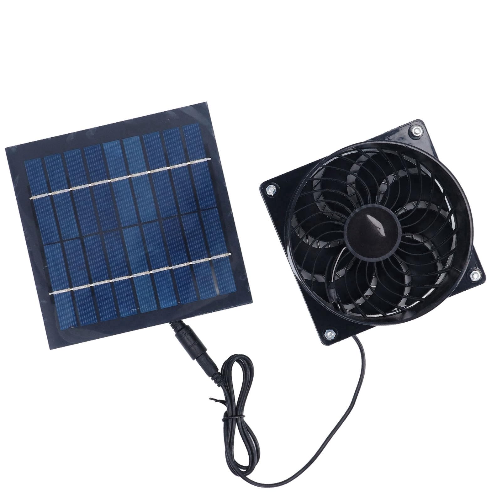 Solar Angetriebener Ableitungslüfter für Dachboden, Hundehaus, Schuppen, Hühnerkoop 5W Energieeffizient mit Sonnenenergie Als Energiequelle