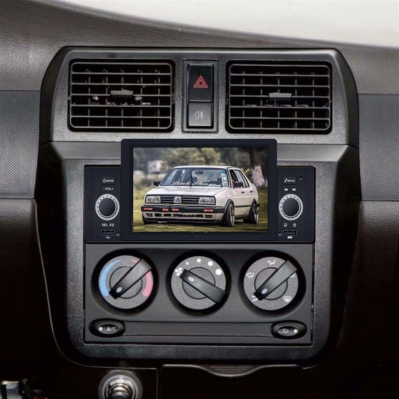 1Din Radio samochodowe IPS MP5 Odtwarzacz multimedialny Bluetooth Autoradio Stereo Video Mirror Link 1 Din Nissian Odtwarzacz wideo do samochodu(1 din radio)