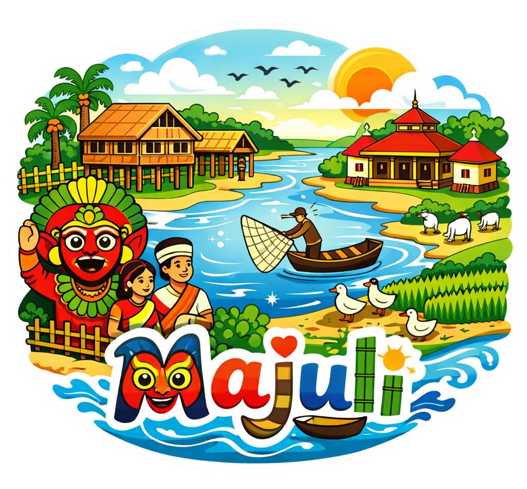 Guwahati Fridge Magnet - Assam Souvenir -14 Guwahati Fridge Magnet - Assam Souvenir -14