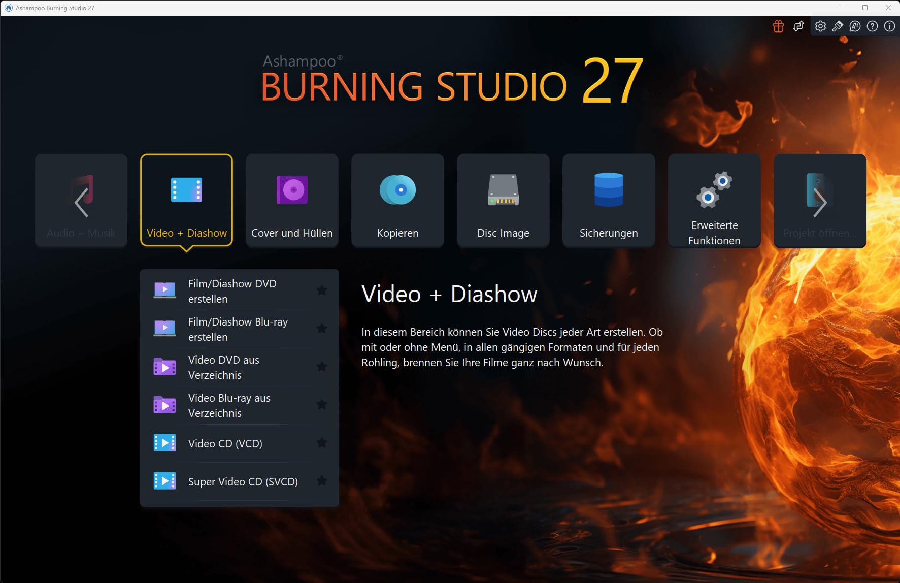 Burning Studio 27 - Brennen, Kopieren, Sicher, Rippen - der Multimedie Alleskönner für Windows 11, 10