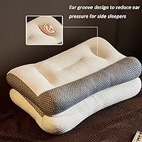 Vista 6 de Almohada para el cuello, almohada súper ergonómica, protege tu cuello y columna vertebral, almohadas ergonómicas para dormir, almohadas ergonómicas