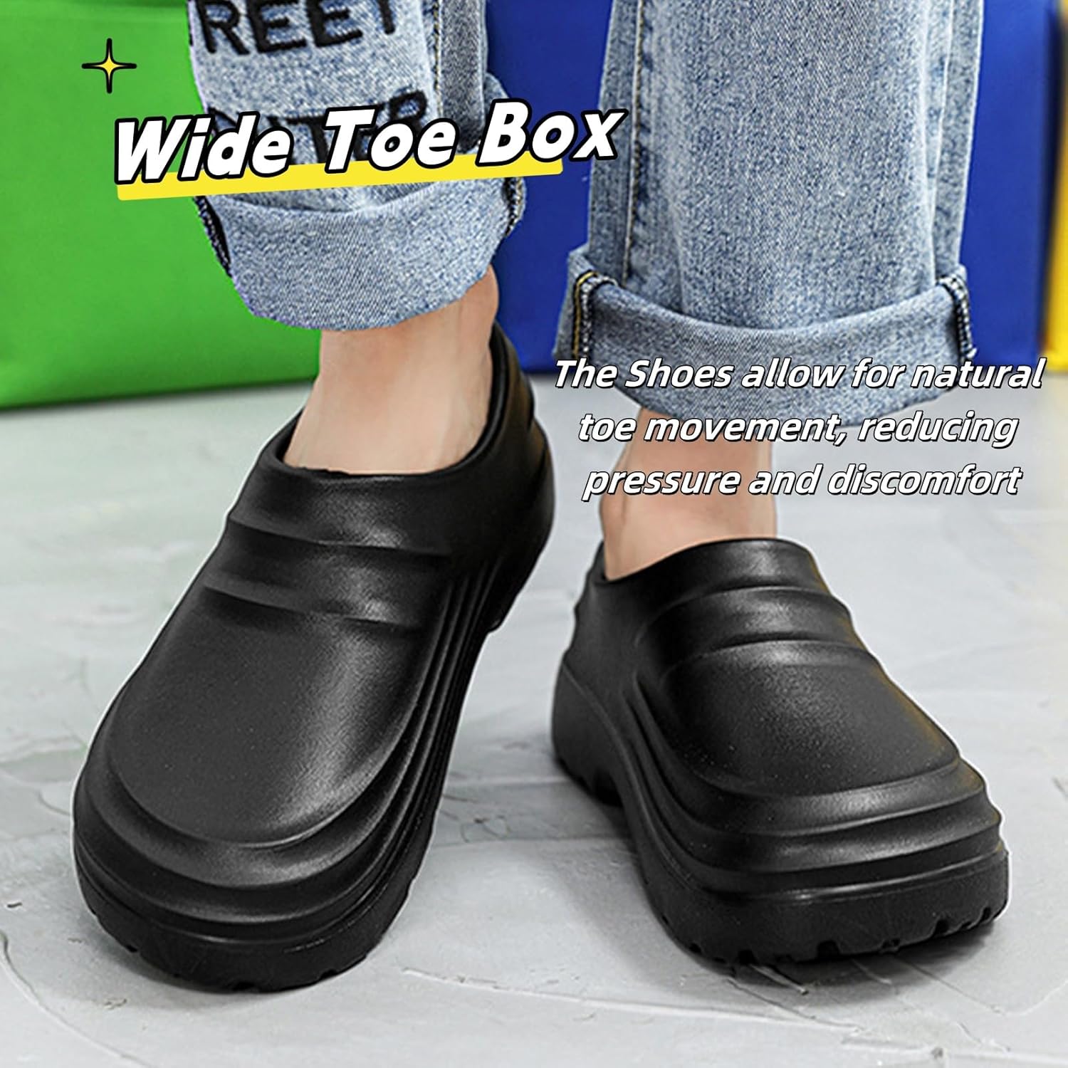 Clogs for Women Men, Chef Shoes, Non-Slip Comfort Clogs, Chef Shoes for Women Nurses - Image 4