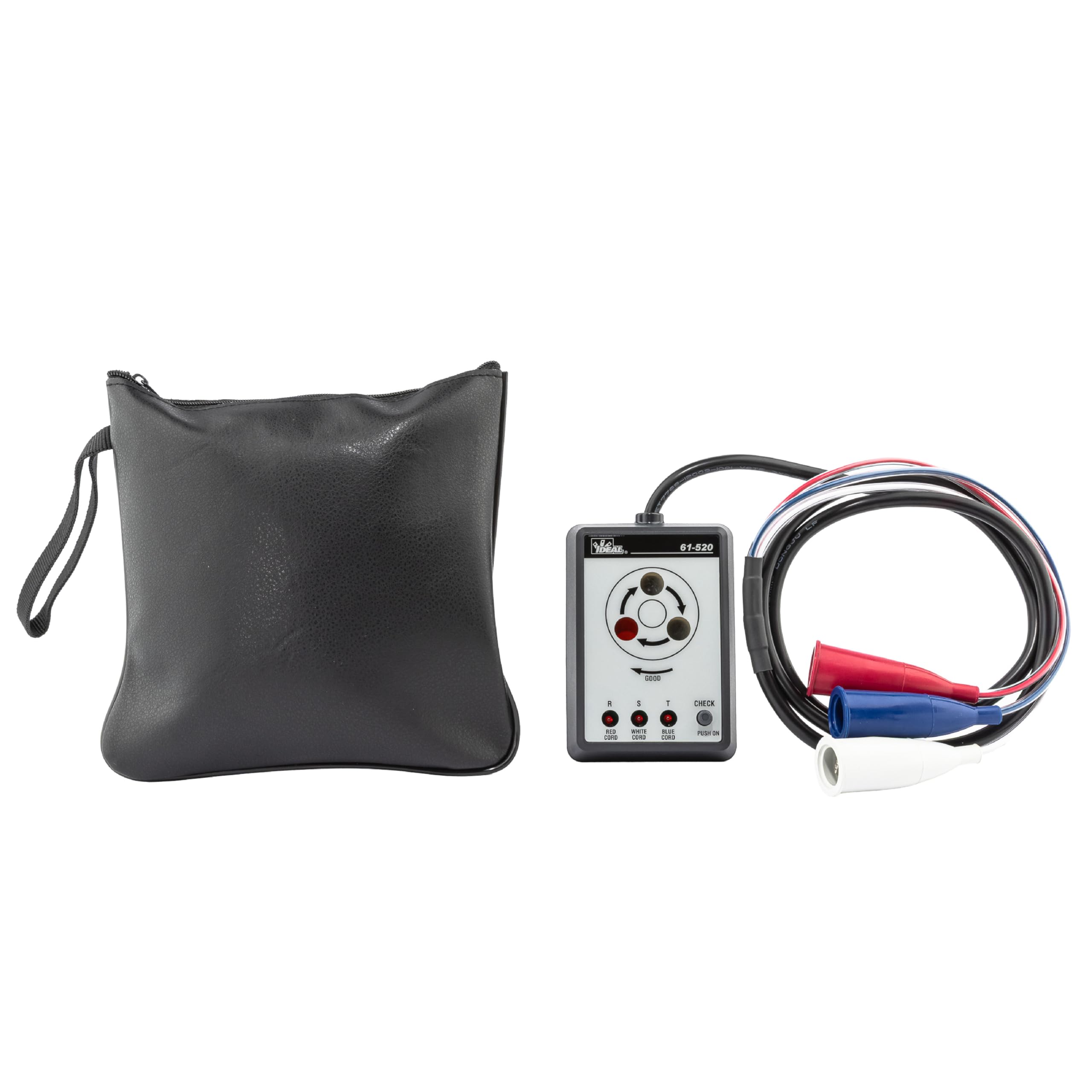 IDEAL INDUSTRIES INC. 61-520 Tester trifase di sequenza con isolatori codificati a colori