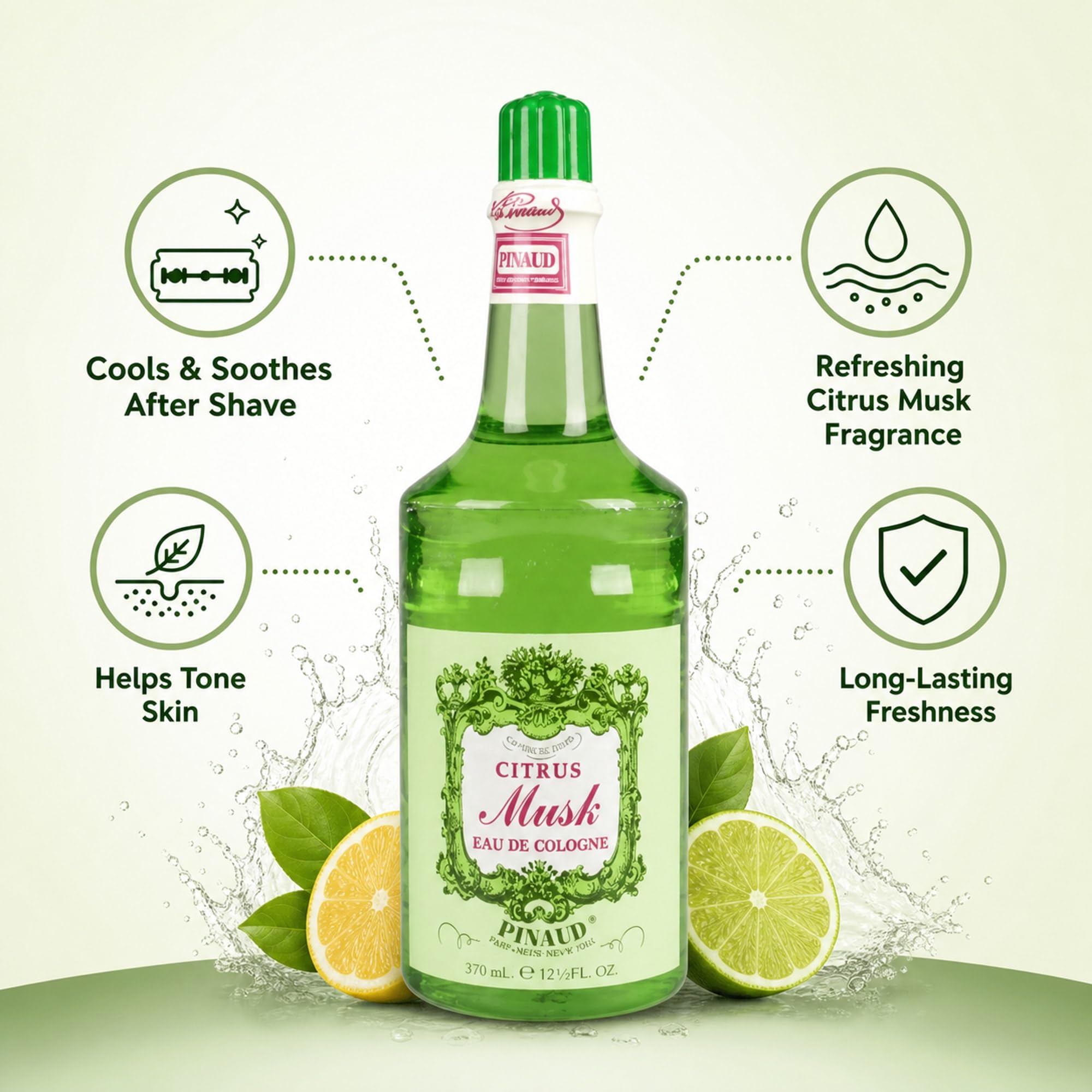 Clubman Pinaud Acqua di Colonia Citrus Musk - 370 ml