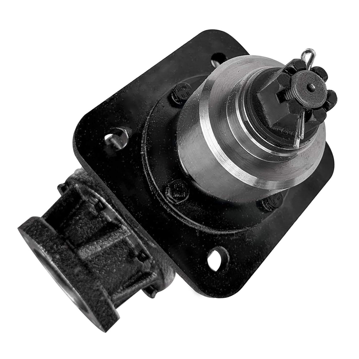 251390 RC-51H Hydraulic Brush Cutter Gearbox Replacement for Omni Gear RC-51H 90-Degree Gearbox 1.93 Ratio 14 Tooth 1-1/4" Splined Input Shaft with Blade Hub