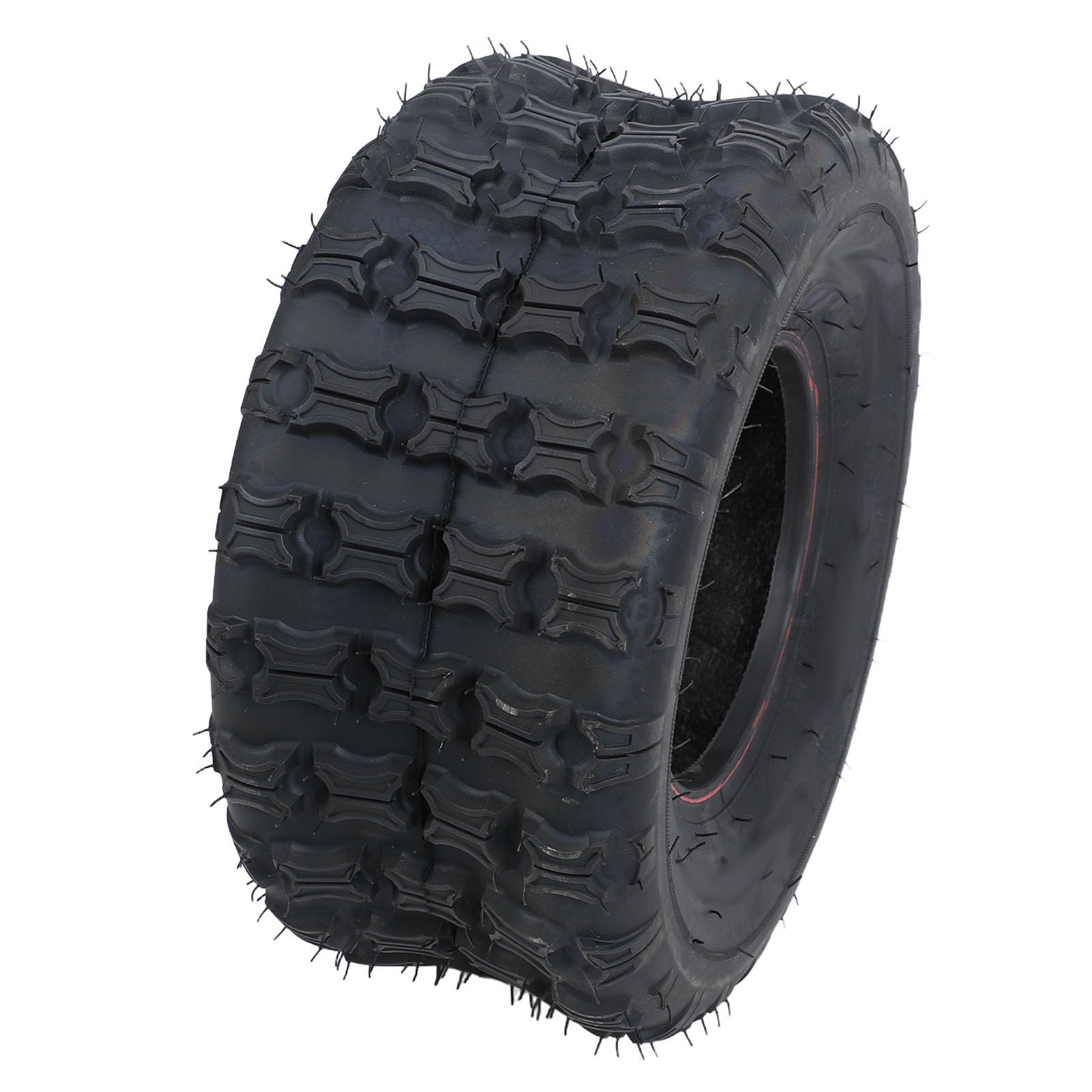 Yctze Neumático Go Kart de 8 Pulgadas, Neumático de Carro a Prueba de Pinchazos para ATV UTV, Mejora la Estabilidad y el Manejo en Varios Terrenos, Rueda de Cortacésped de Fácil