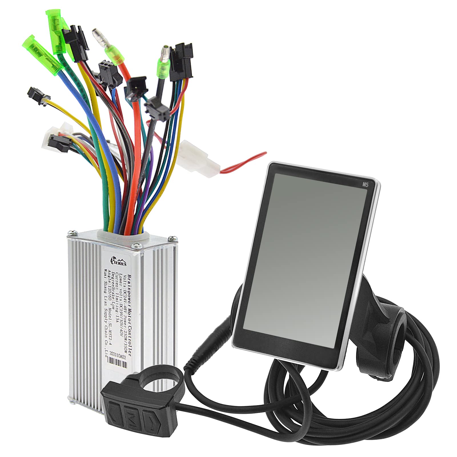 Regulador Patinete Electrico Controlador de motor de scooter eléctrico de aleación de aluminio controlador de motor inteligente sin escobillas + reemplazo de pantalla de instrumentos Controlador Del M