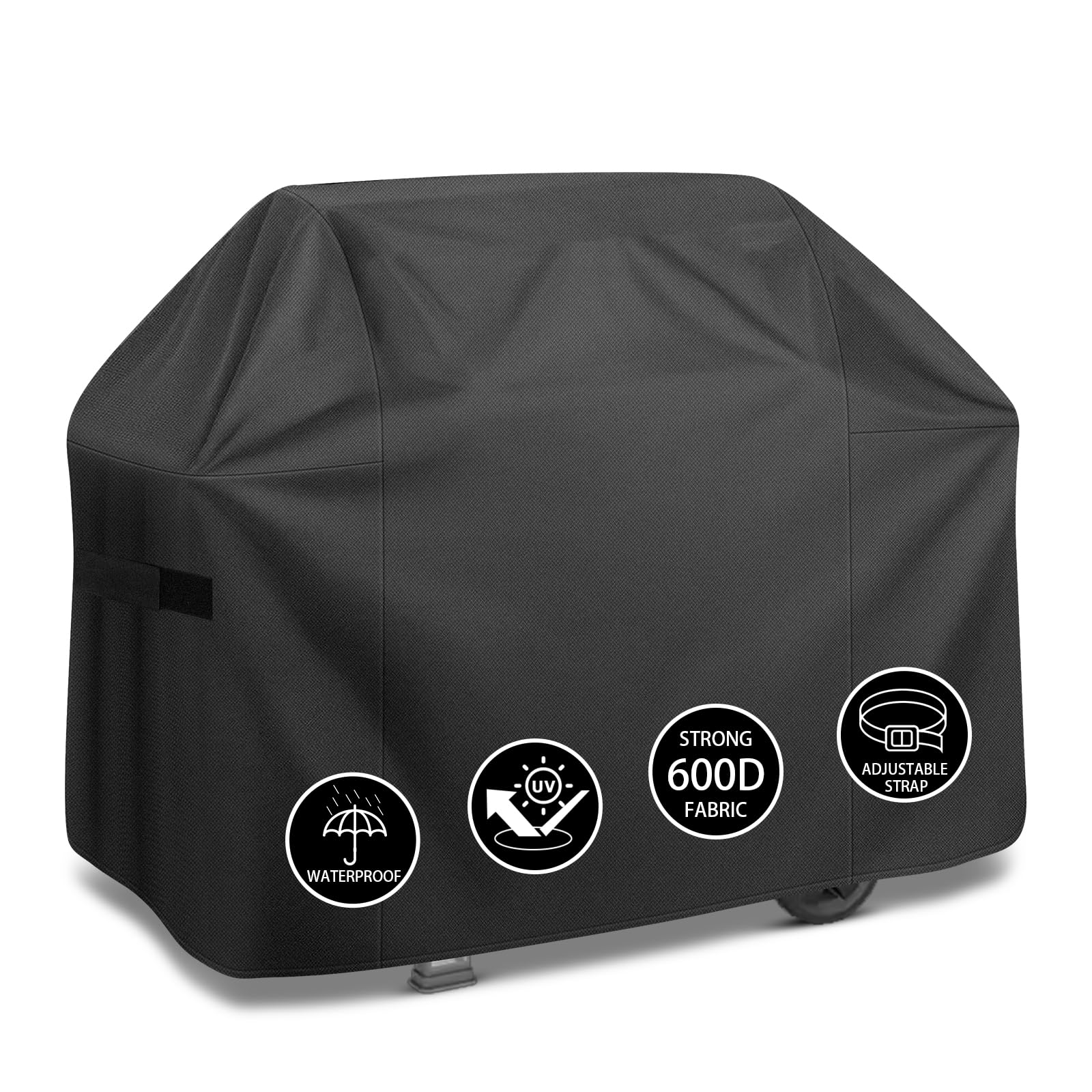 Housse de barbecue pour jardin d'extérieur bâche de protection 165,1 cm