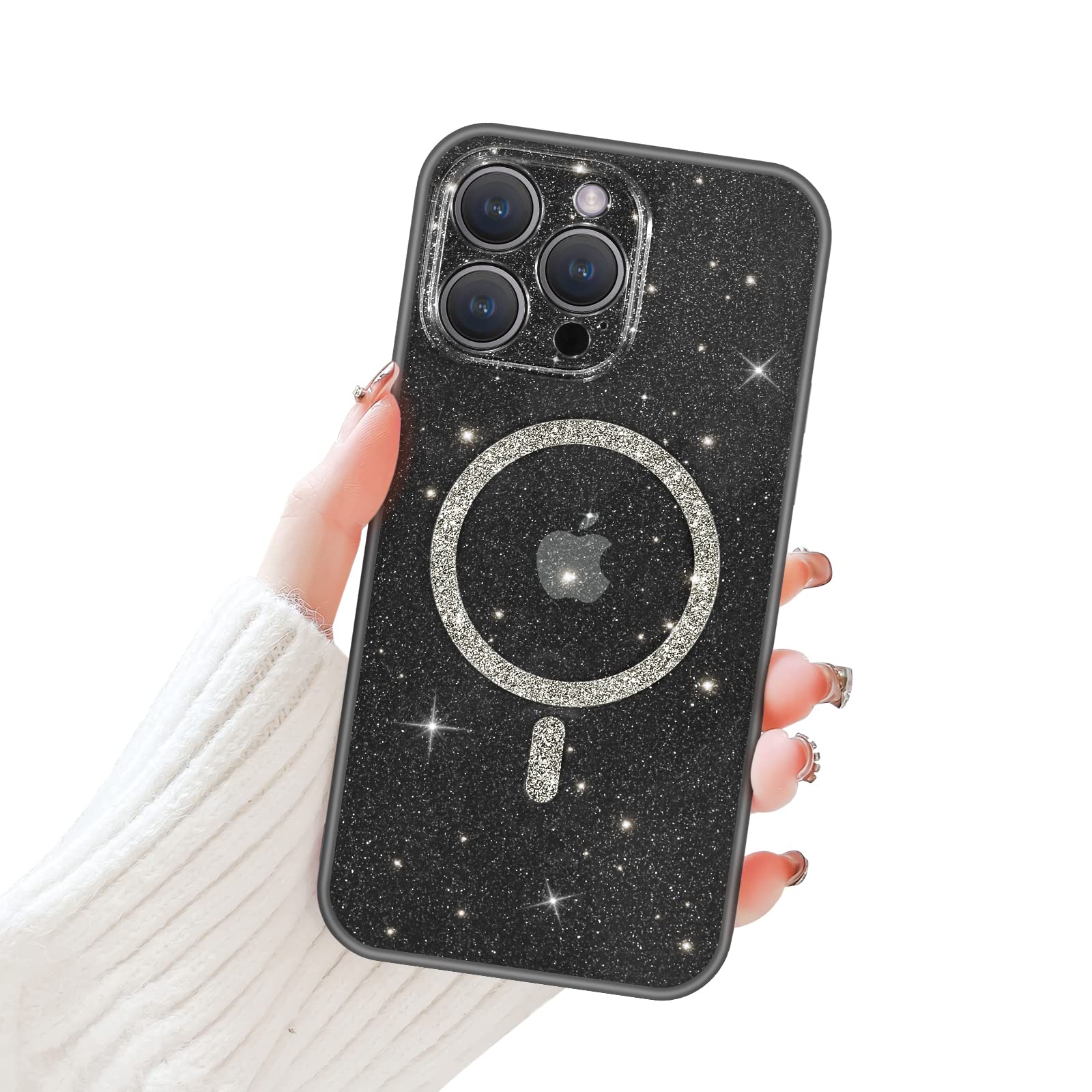 Newseego IPhone 16 Pro Max Hülle – Leopardenmuster, TPU, Stoßfest, 6,9 Zoll, Mit Erhöhtem Rand
