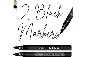 ARTISTRO Acrylic Paint Markers Kit for Rock Painting, Ceramic, Wood, Glass, Tire, Plastic, Fabric