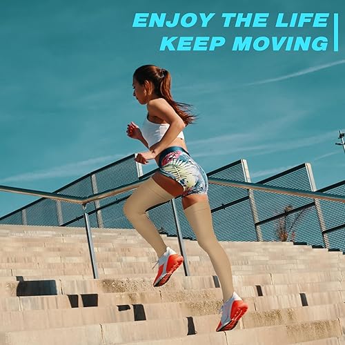 Miniatura 5 de Totexil 2 pares de medias de compresión para mujeres y hombres, calcetines de compresión de 20 a 30 mmHg, calcetines de compresión médica de punta