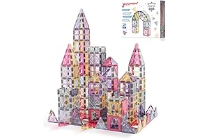Magnetic Tiles 40pcs Building Blocks, Magnet 3D Building Tiles for Boys