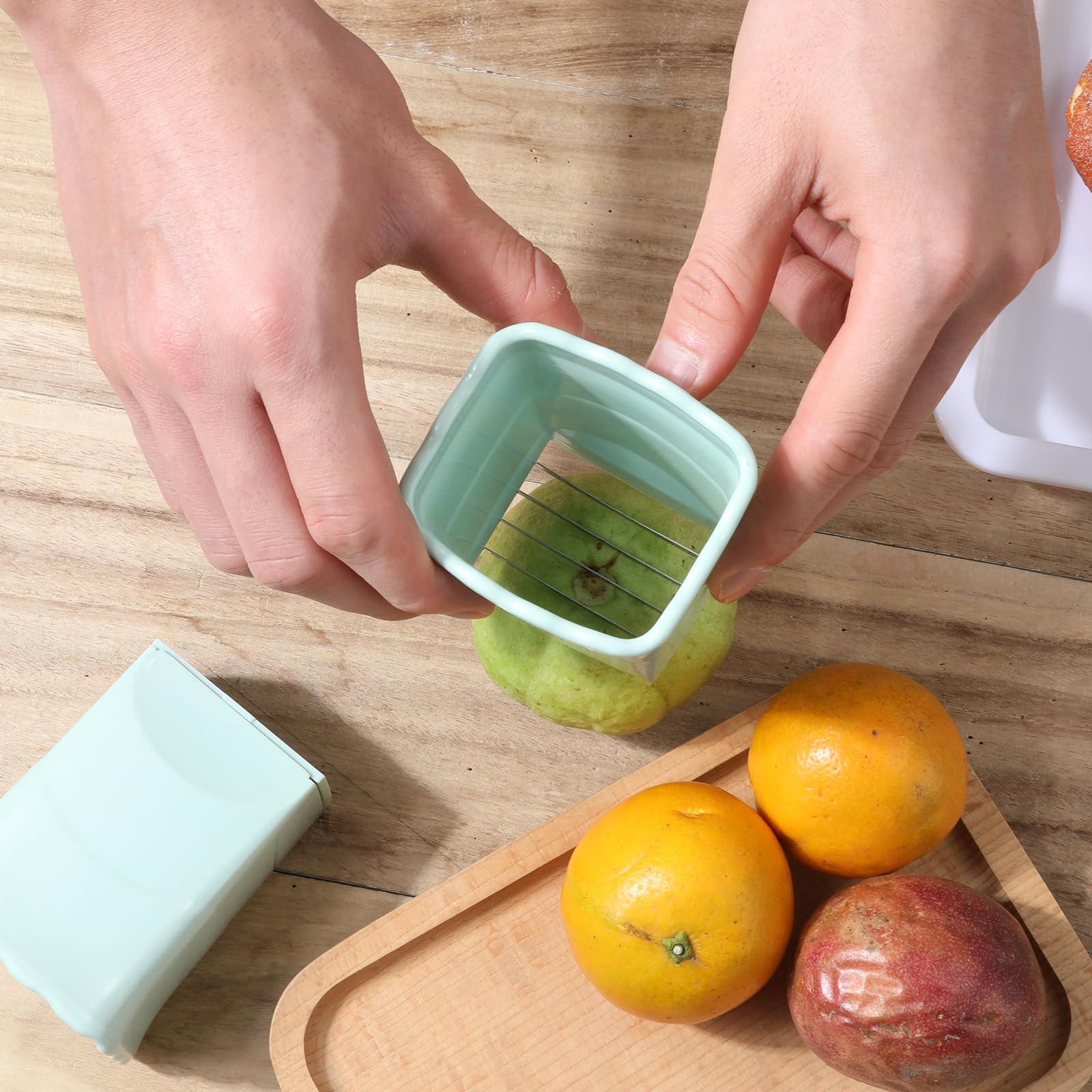 3-teiliges Obstschneider-Set Aus Edelstahl – Mit  Produktbild-Vorschau 8