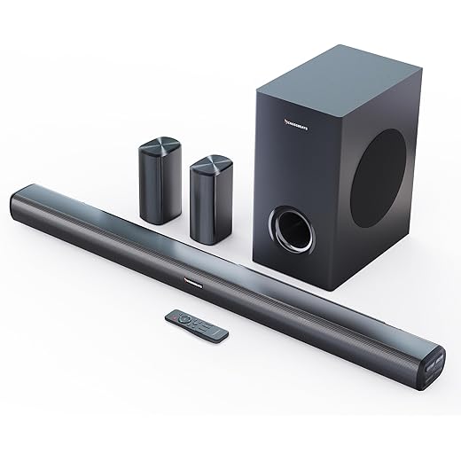 CrossBeats Blaze B1000 51 Home Theatre 525W Soundbar for TV