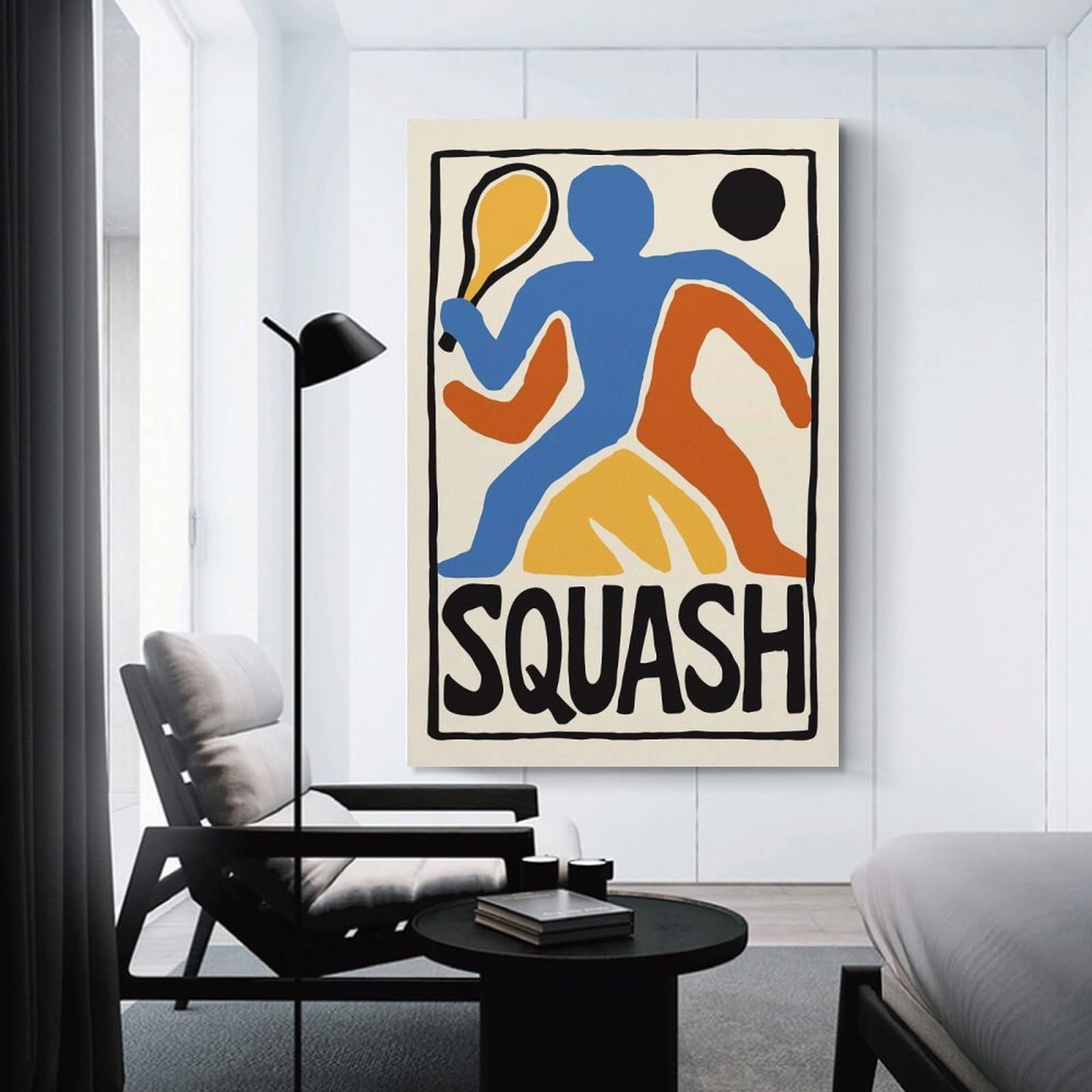 Junmoney Squash Abstract Art Hanging Wall Art, 20x30inch(50x75cm), for Gallery Wall Decor And Room Displays, Home Wall Art for Statement Displays