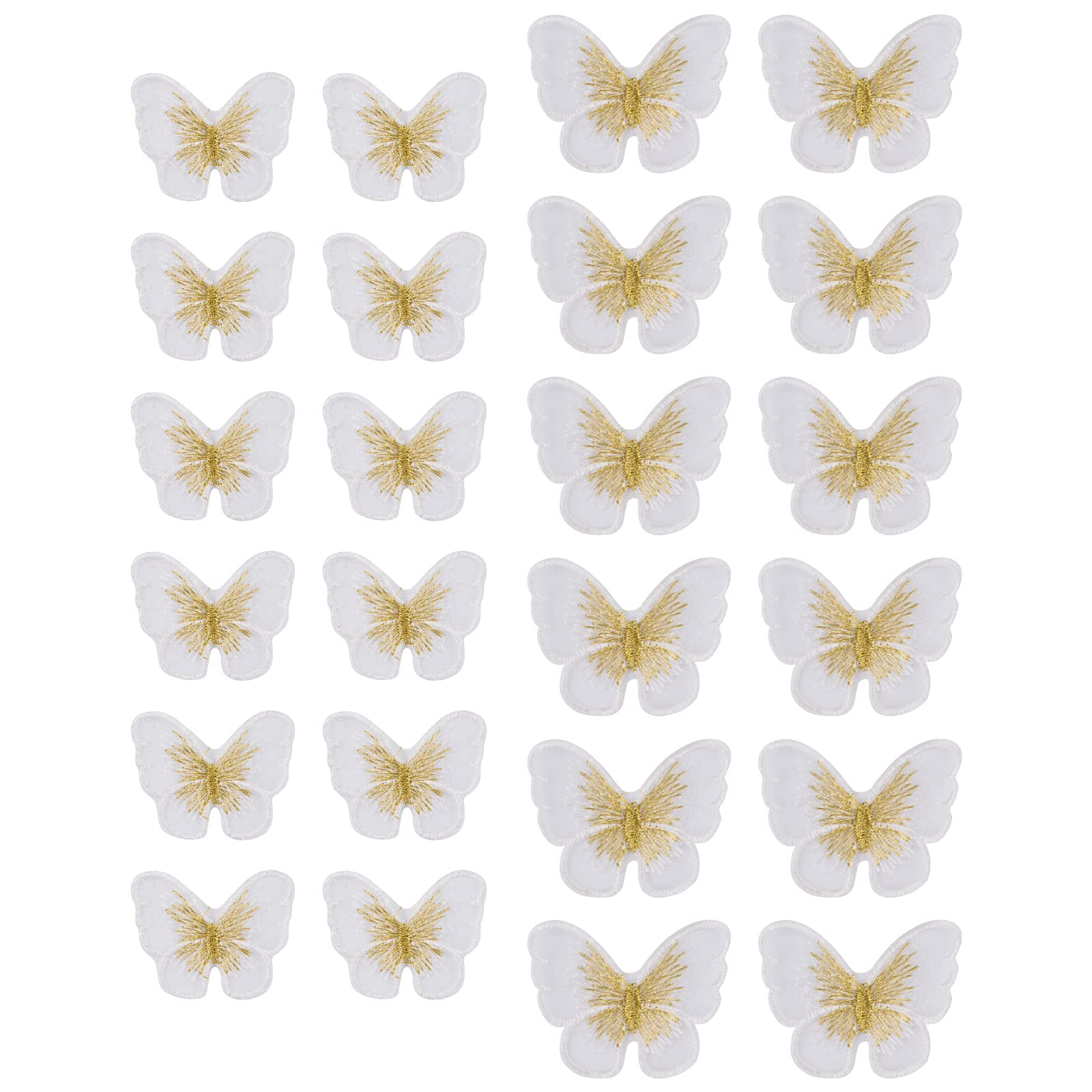 URROMA Butterfly Appliques Embellishments