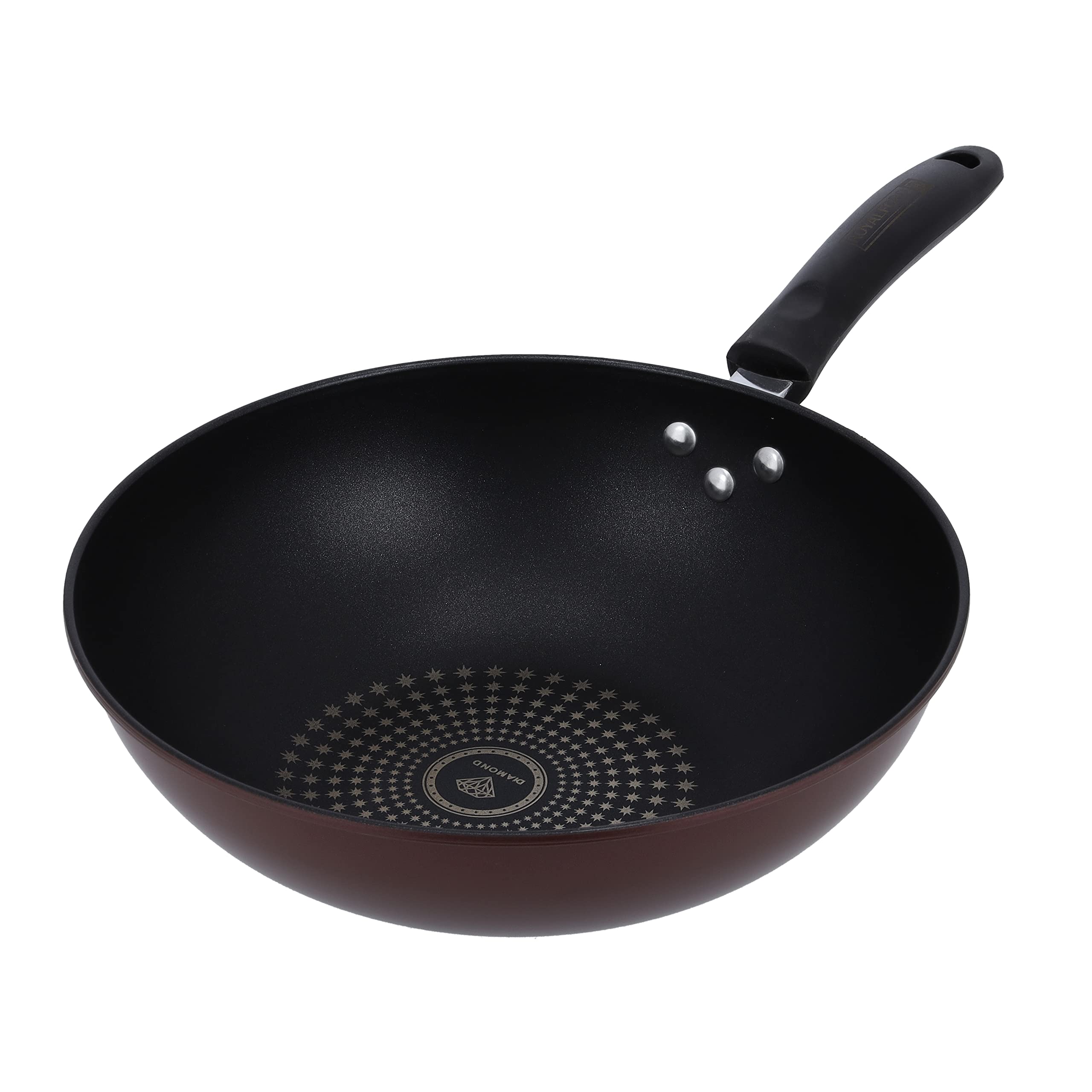 30cm Carbon Steel Wokpan, Multi-Colour, RF9768