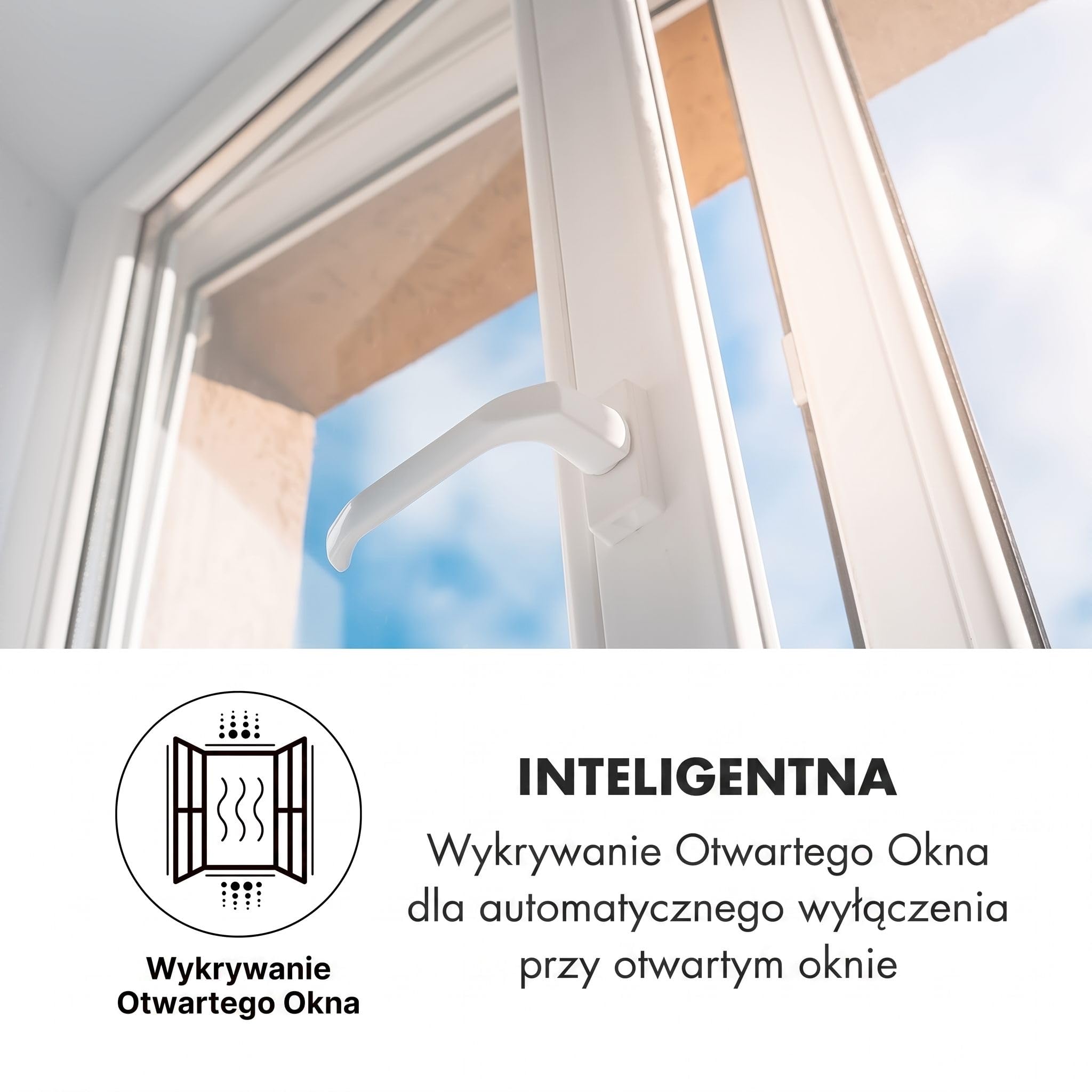 Klarstein Ogrzewanie na podczerwień, Ogrzewanie z termostatem, Grzejnik z wykrywaniem otwartego okna i pilotem, Bez CO2, do montażu sufitowego, IP52, 350 W