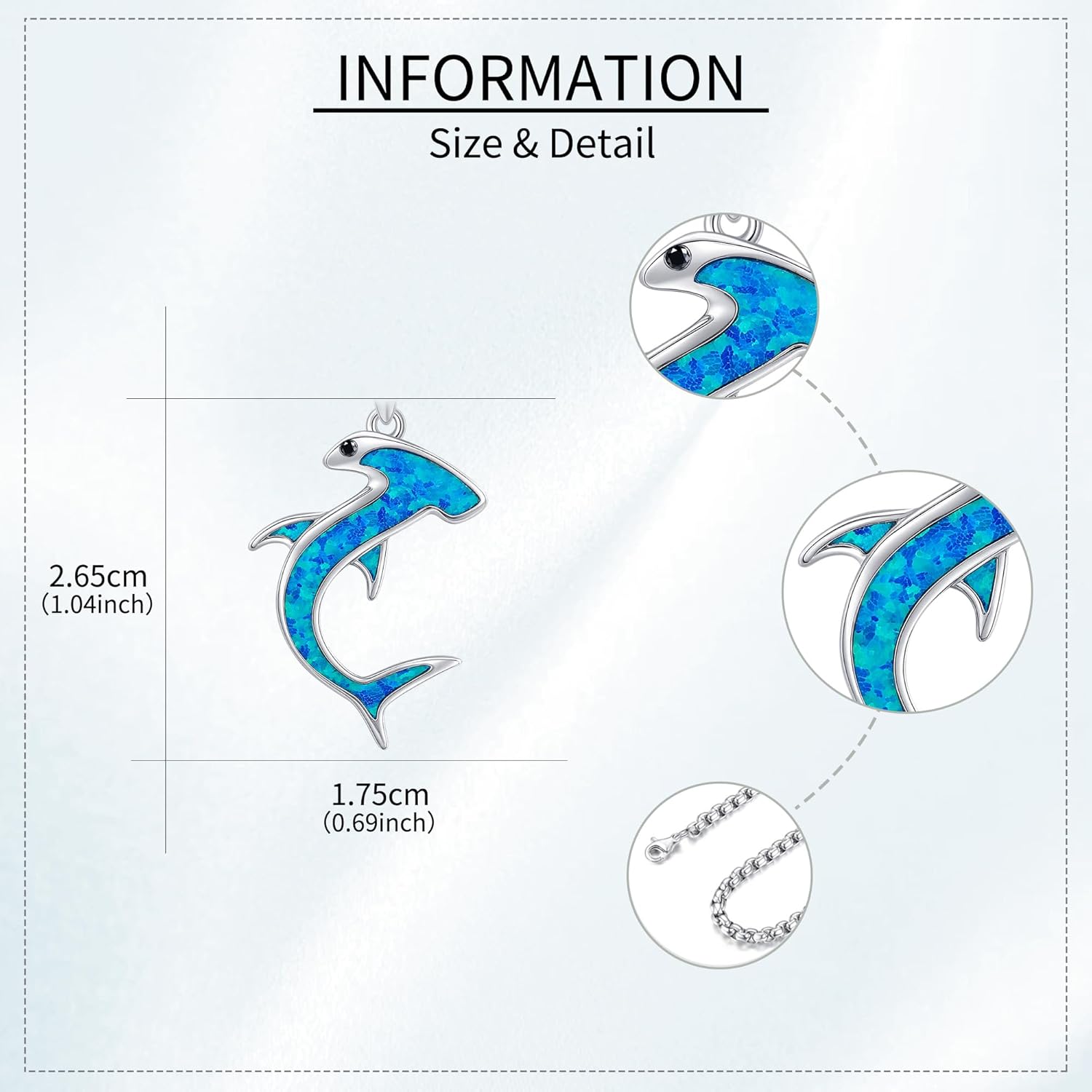 YAFEINI Animal Necklace S925 Sterling Silver Squirrel/Jellyfish/Raven/Duck/Hummingbird/Shark/Butterfly/Highland Cow Pendant Necklace Animal Jewelry Gifts for Women Mom Wife - Image 4