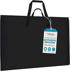 ZKOO 20 x 26 Inch Art Portfolio Bag, Waterproof and Lightweight