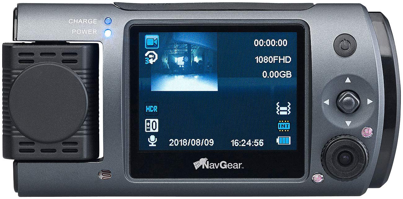 NavGear Electronics & Photo - dashcam anteriore e posteriore: Dashcam Full HD, 2 obiettivi, 150° ultra grandangolare (con due telecamere, auto)