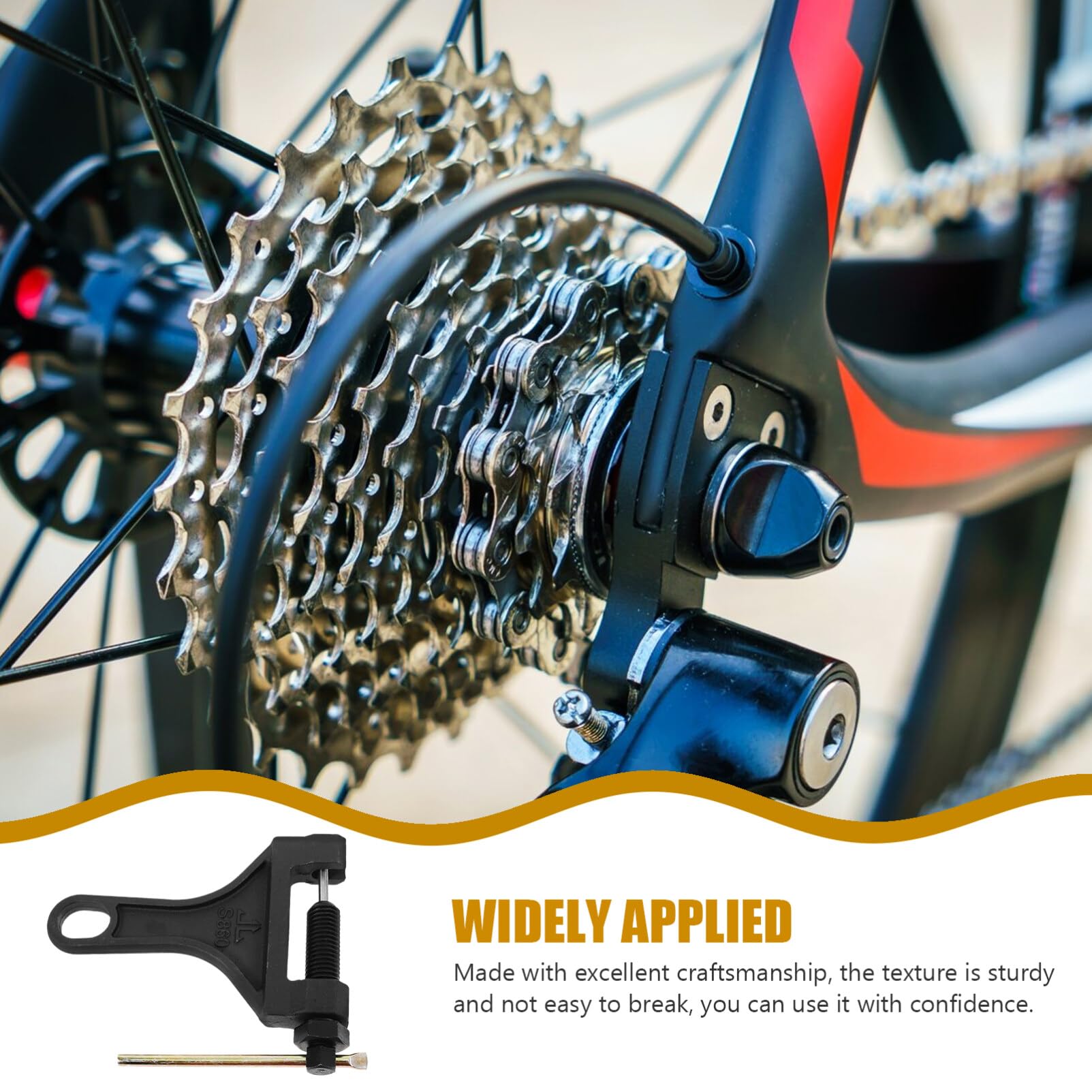 SOLUSTRE Dérive-chaîne de Moto Kit de Dérive-chaîne pour Vélo et Moto Outil de Réparation Compact et Polyvalent