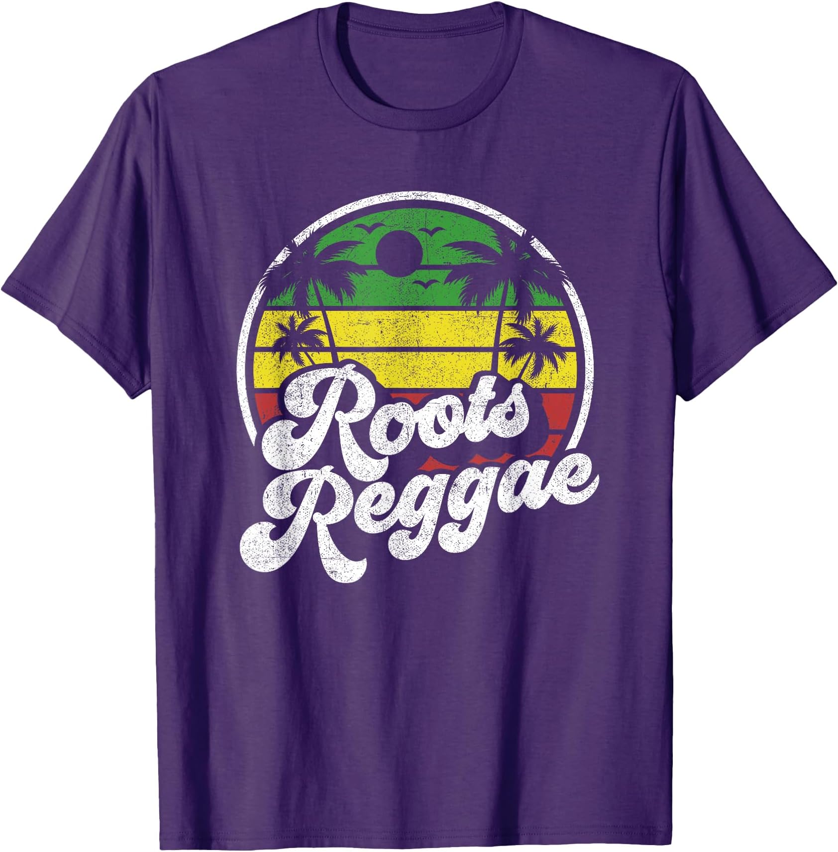 Roots Reggae Vintage Jamaica Rasta Jamaican Music Retro Gift T-Shirt