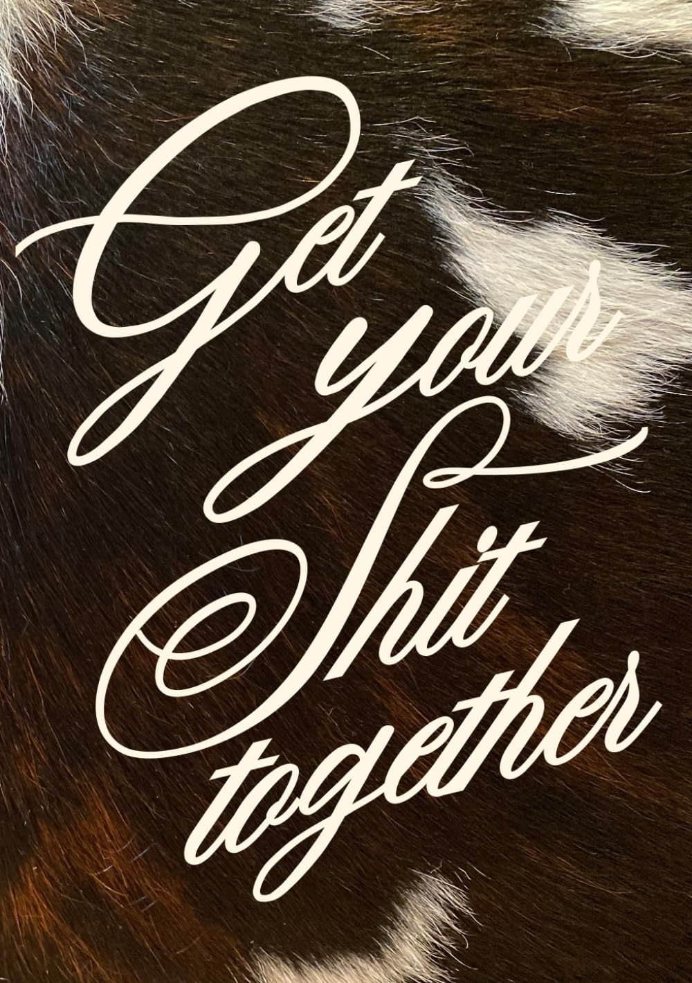 Get Your Shit Together - A5 Size: A 12-Month Aesthetic Weekly Planner Designed to Fit Standard Traveler’s Notebook Covers      Paperback – March 1, 2026
