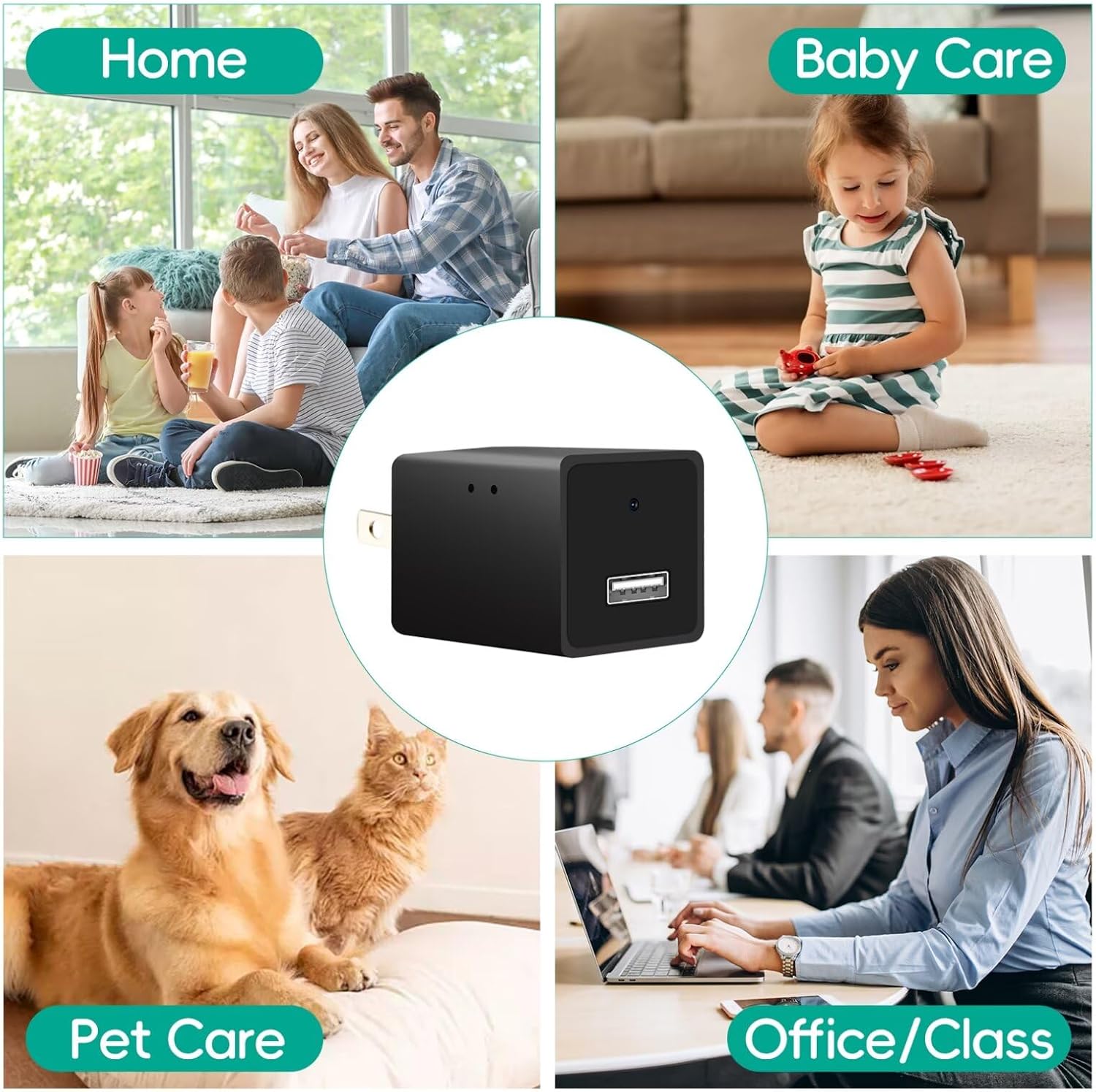 Hidden Camera,WiFi Smart Camera,Mobile app Control,Indoor Home Security,for Pets Nanny,Motion Detection,Wide-Angle 160° Hidden Camera,WiFi Smart Camera,Mobile app Control,Indoor Home Security,for Pets Nanny,Motion Detection,Wide-Angle 160°