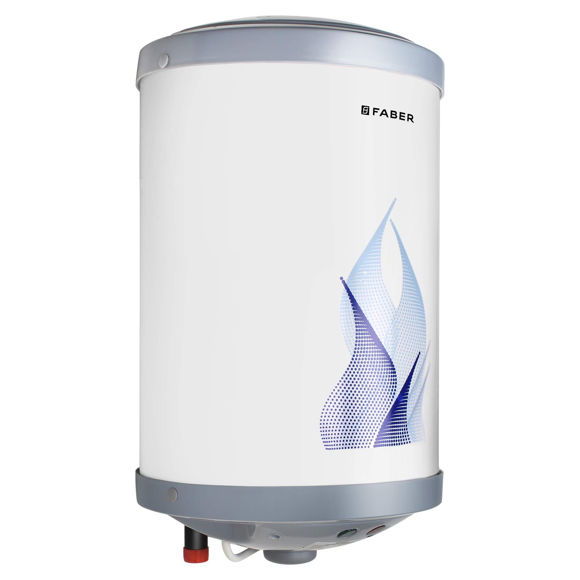 Buy Faber 10Ltr Storage Water Heater (FWG Vulcan 10V), 5 Star, 7 yrs  Warranty on Tank, Free Installation with Inlet u0026 Outlet Pipe, White Online  at Low Prices in India - Amazon.in