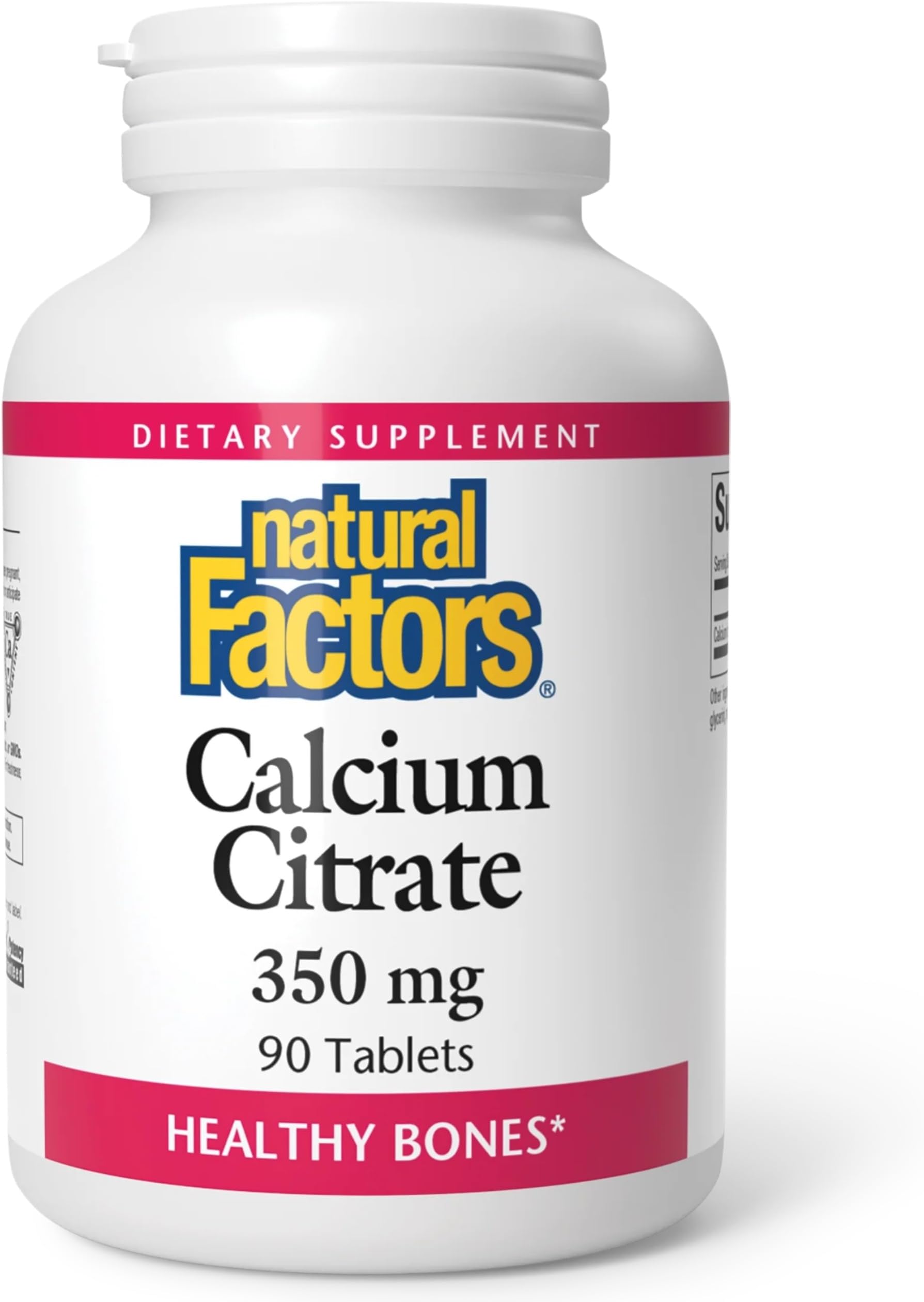 Calcium Citrate, Helps Maintain Strong Bones and Teeth, 90 tablets (90 servings)