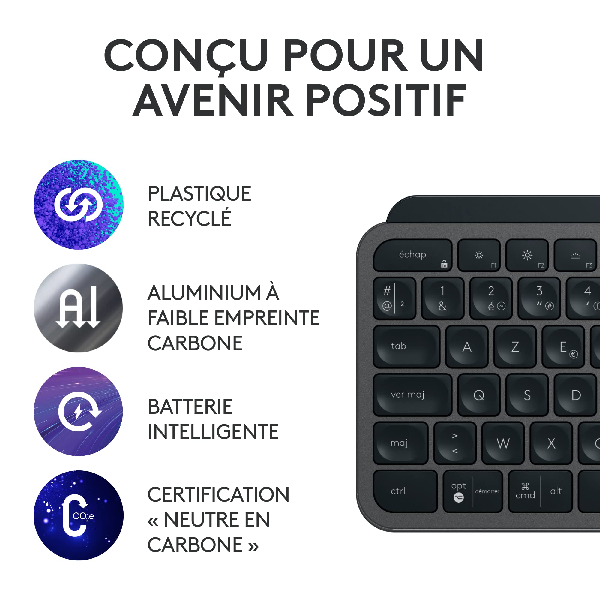 Logitech MX Keys S Combo - Tastiera e Mouse Wireless con Palm Rest | Illuminazione personalizzabile, Scorrimento veloce, Bluetooth, USB C, Windows, Linux, Chrome, Mac, ITA QWERTY - Grafite