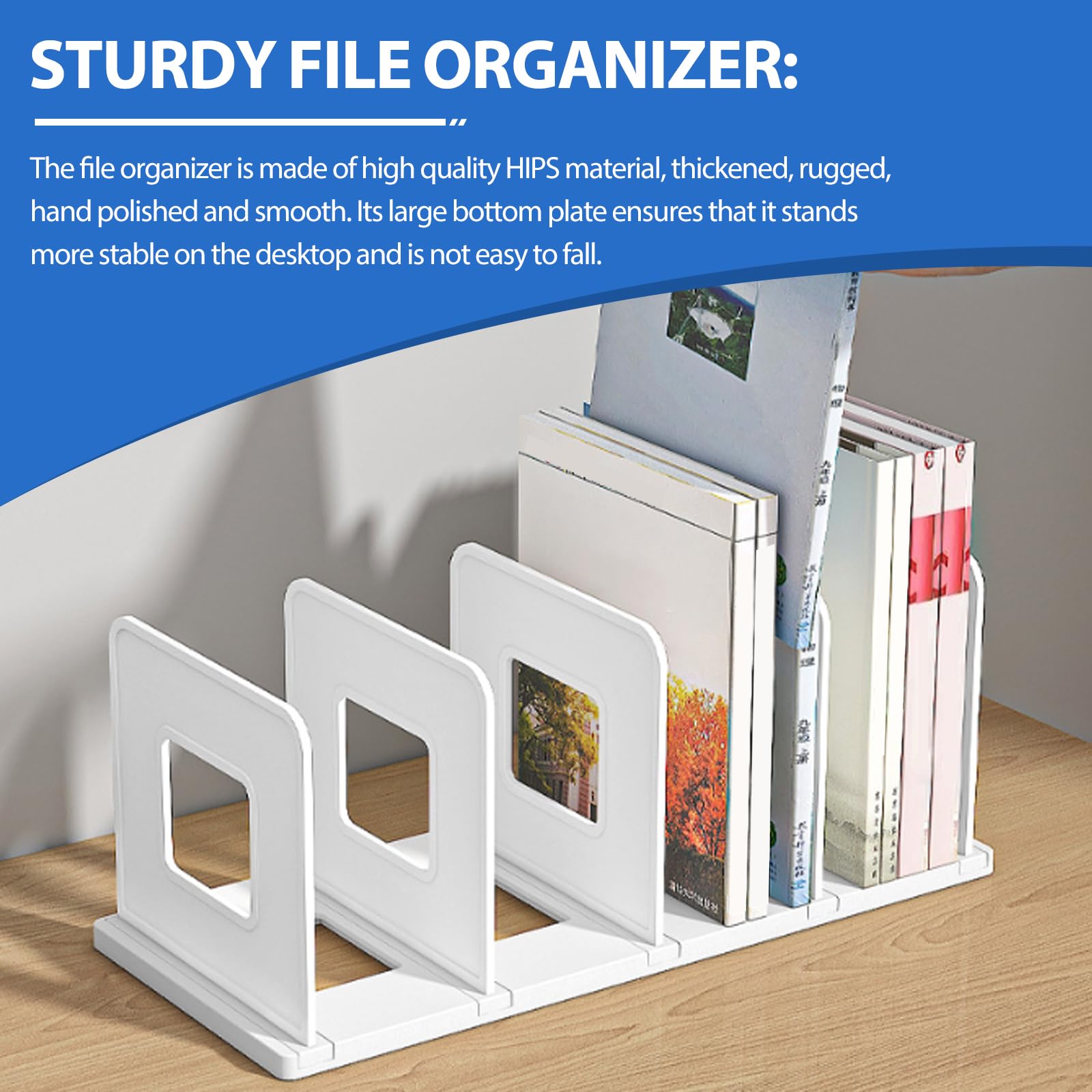 GOMETY Organizador de escritorio 4 compartimentos extraíble para oficina